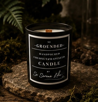 So Grounded - Warm Woody Natural Wax Candle