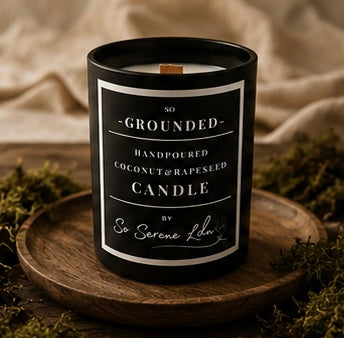 So Grounded - Warm Woody Natural Wax Candle