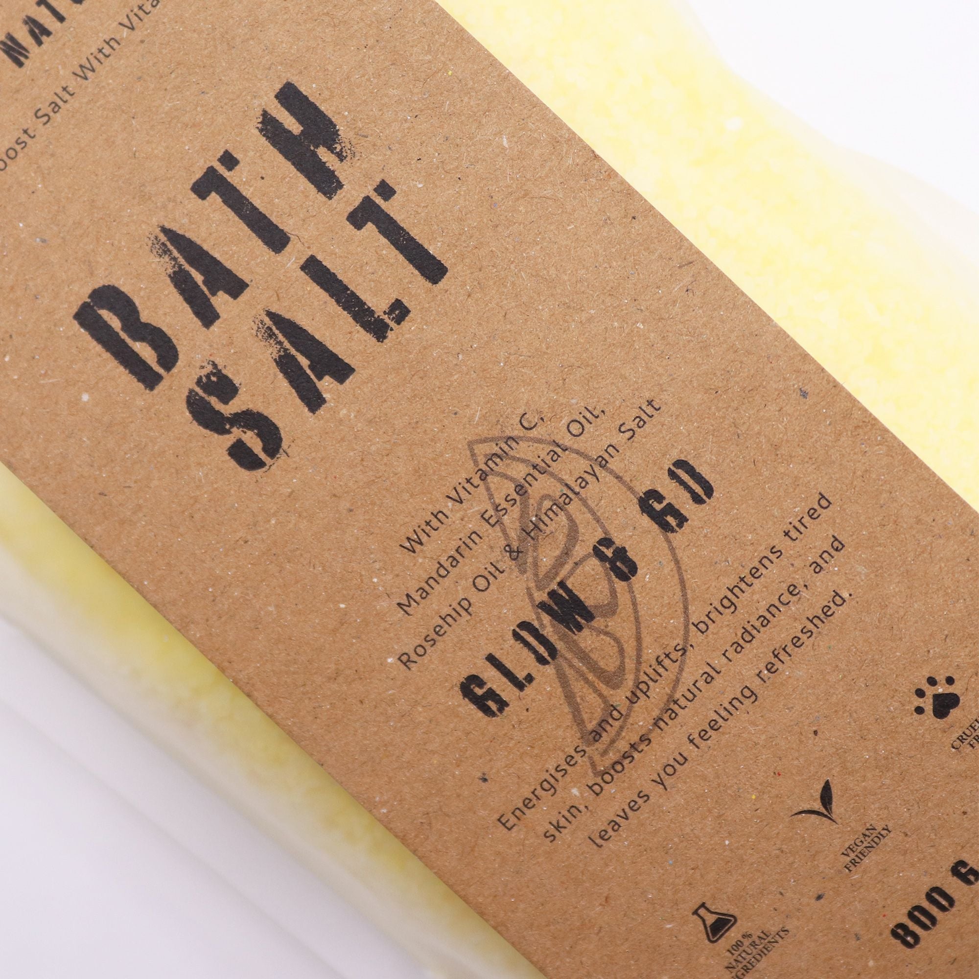 Greenman Rituals Vitamin C & Mandarin Epsom Bath Salt – Glow & Go